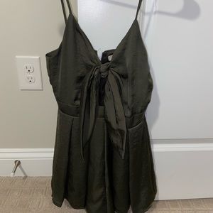 GB olive green romper
